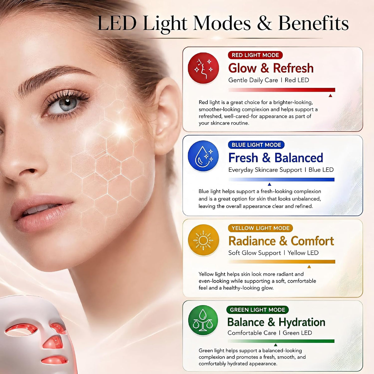Radiance Renew Red Light Therapy Mask