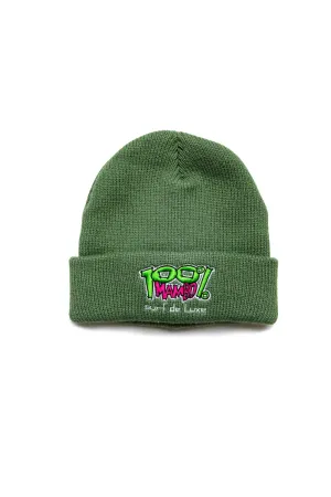 100% MAMBO BEANIE GREEN