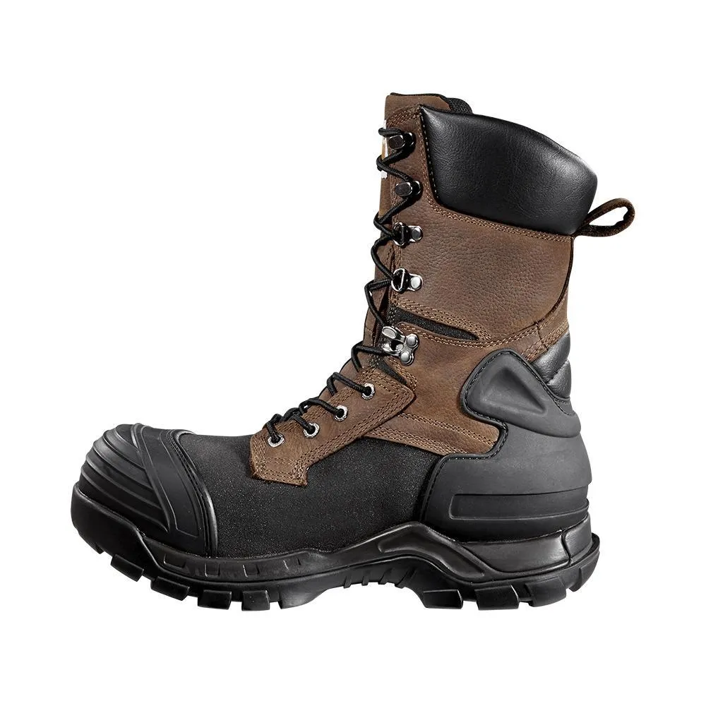 10" Yukon Pac Composite-Toe Waterproof Insulated Work Boot Brown/Black