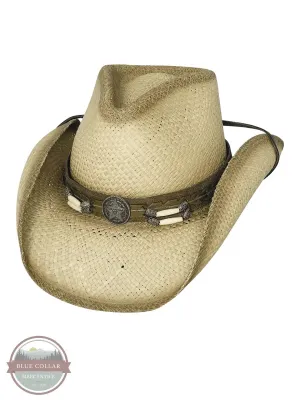 Sure, heres an optimized title with modifiers for your e-commerce product: Stylish 2328 Dundee Straw Western Cowboy Hat for Men and Women - Breathable and Lightweight Sun Protection