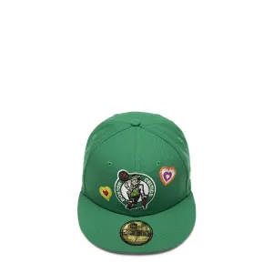 59FIFTY BOSTON CELTICS CHAIN STITCH HEART FITTED CAP