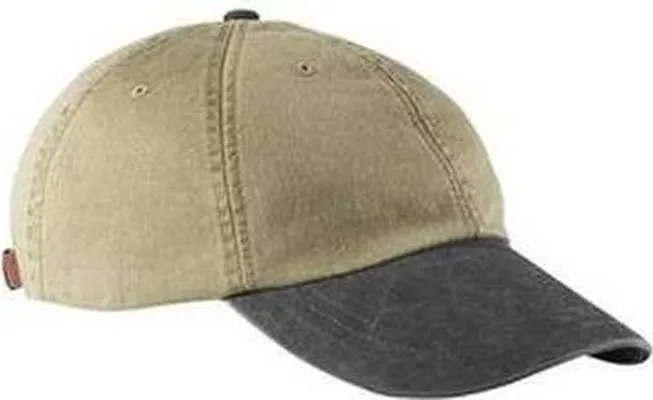 Adams AD969 Optimum Pigment Dyed-Cap - Khaki Black