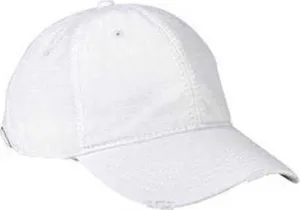 Adams IM101 Distressed Image Maker Cap - White