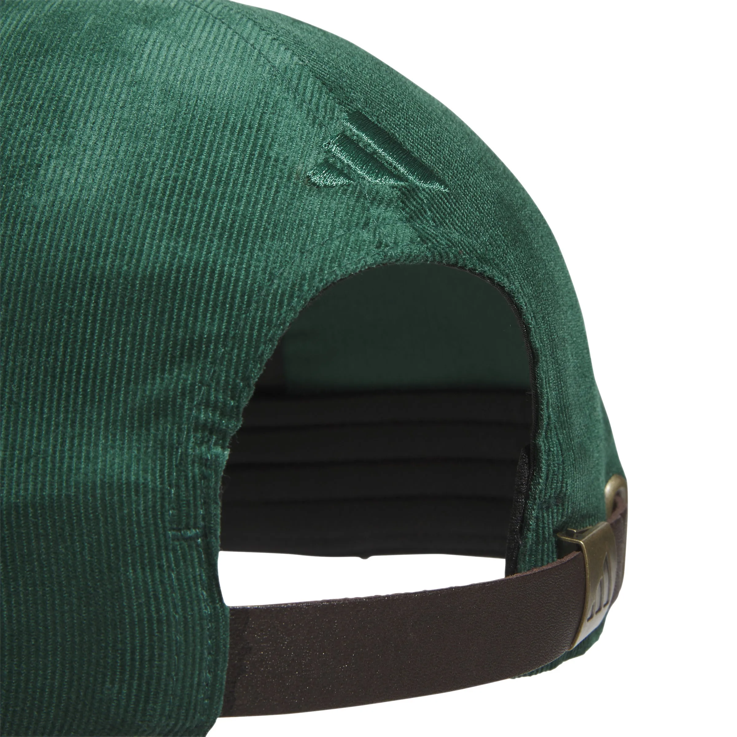 adidas Sunday Pins Leather Cord Corduroy Cap - Court Green