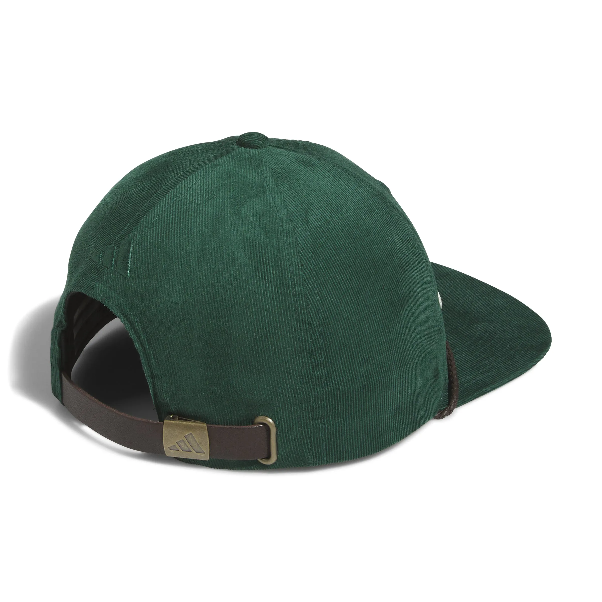 adidas Sunday Pins Leather Cord Corduroy Cap - Court Green