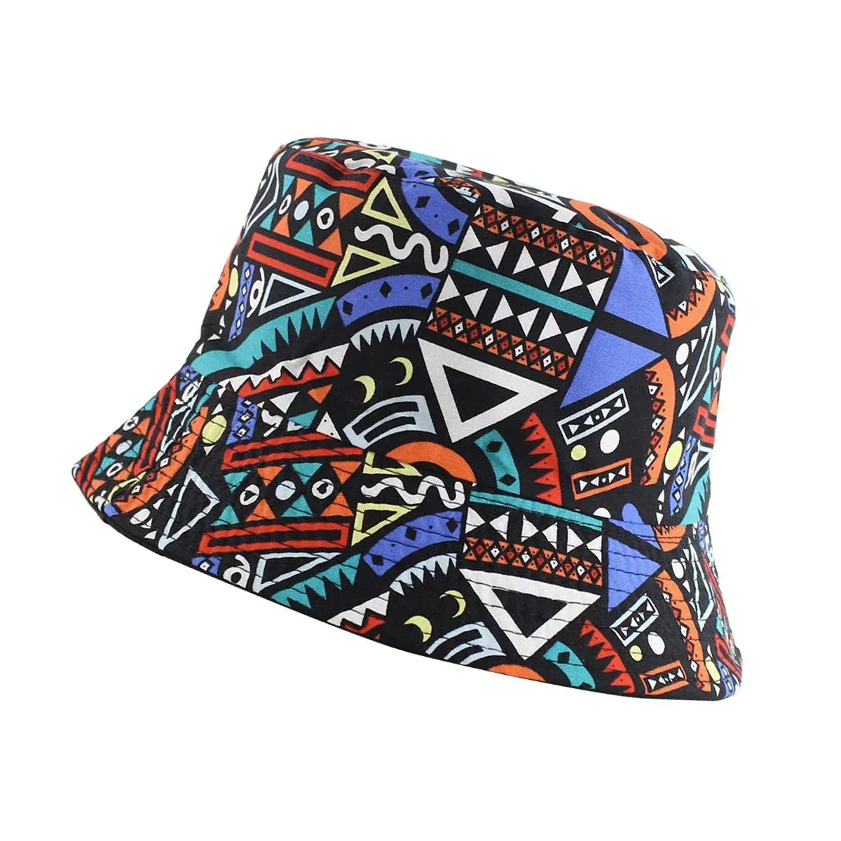 Animal Letter Print Panama Bucket Hat - Summer Sun Fisherman Hat for Women and Men