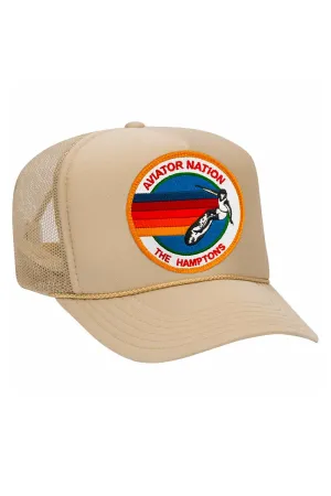 AVIATOR NATION HAMPTONS TRUCKER HAT