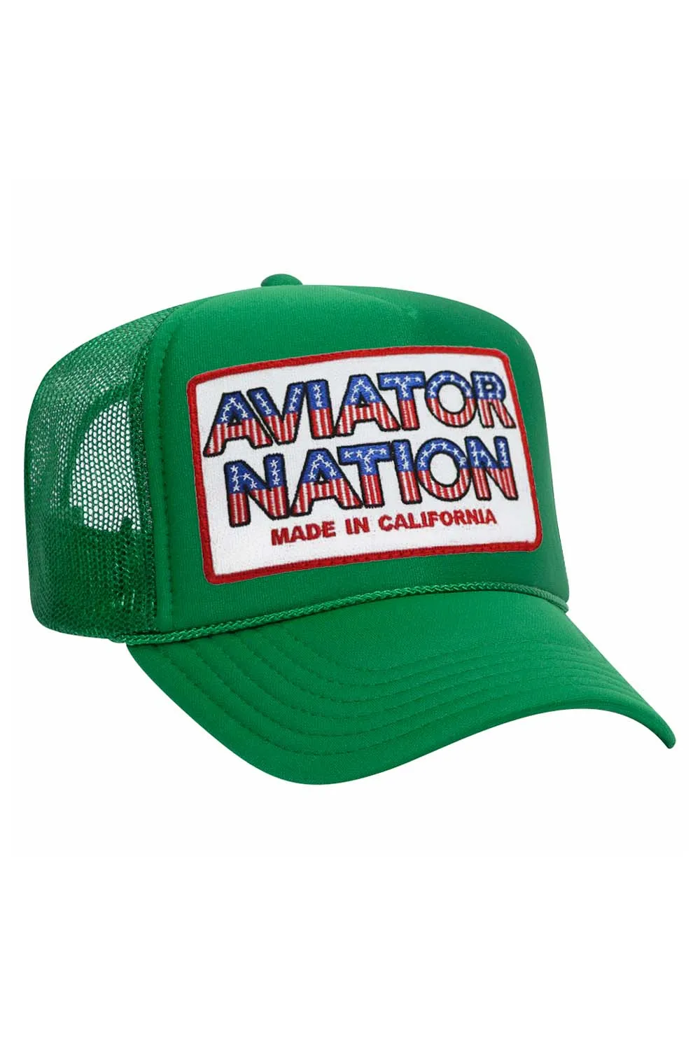 AVIATOR NATION USA PATRIOTIC VINTAGE TRUCKER HAT