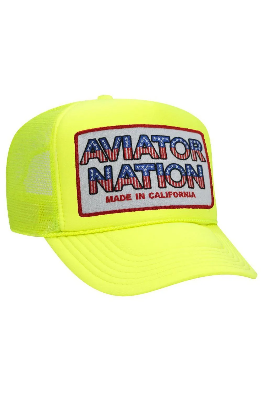 AVIATOR NATION USA PATRIOTIC VINTAGE TRUCKER HAT