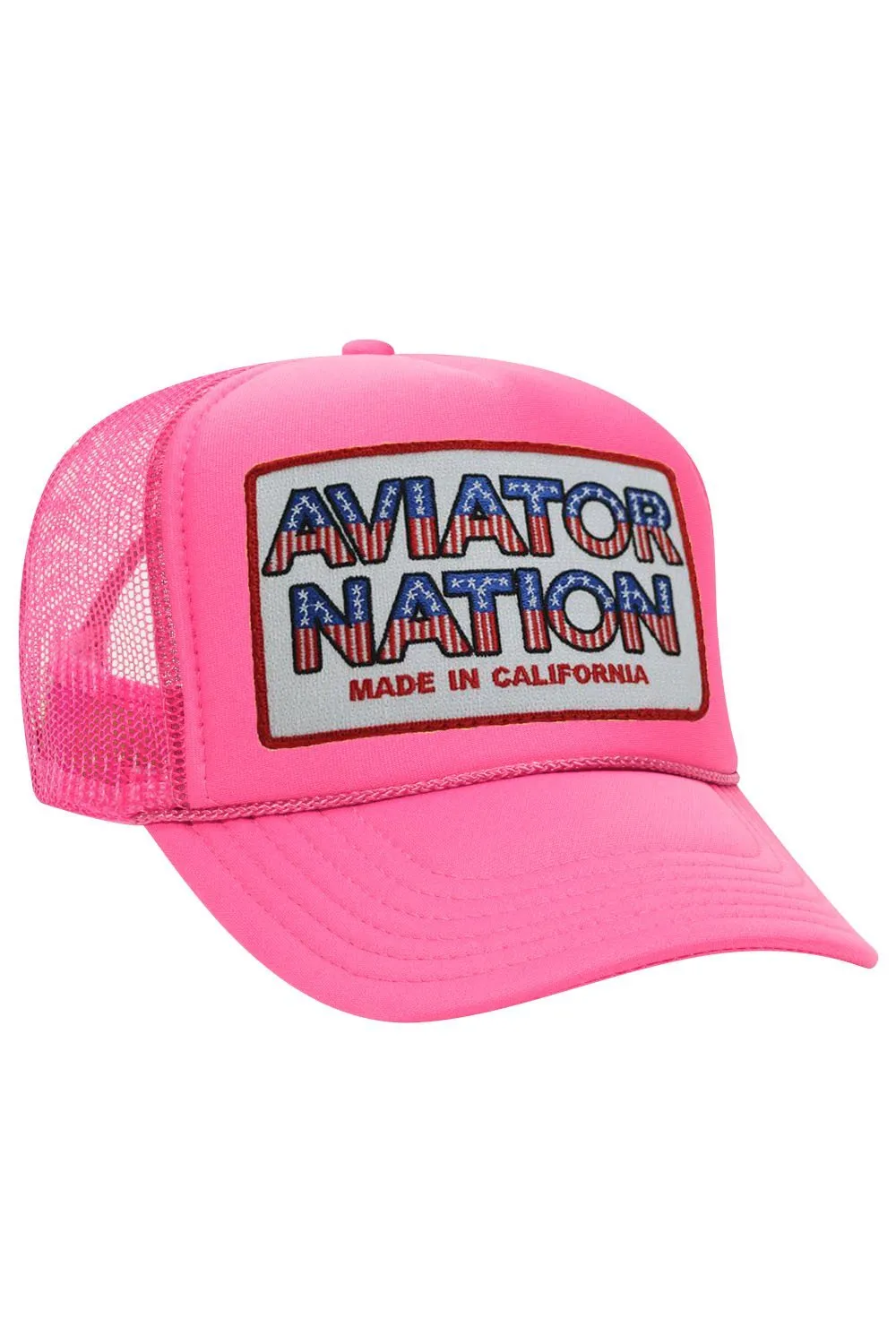 AVIATOR NATION USA PATRIOTIC VINTAGE TRUCKER HAT