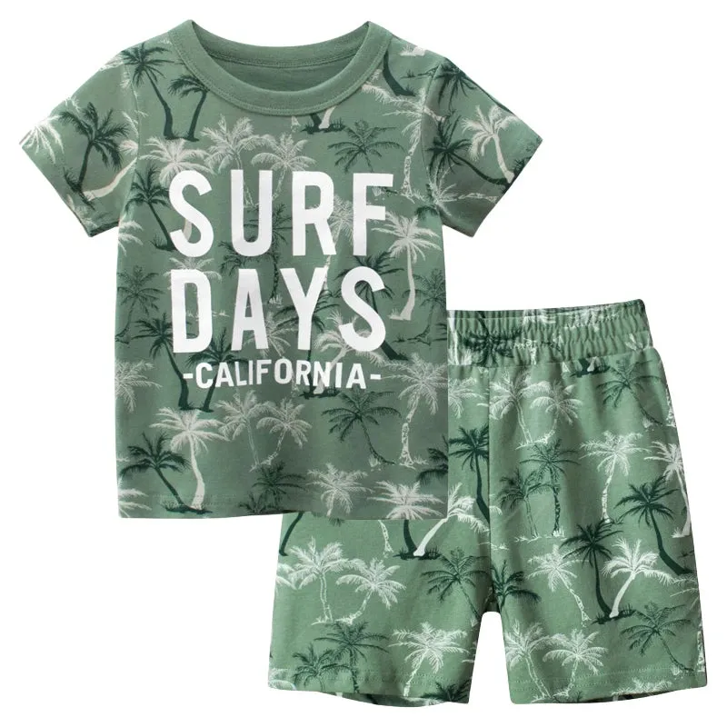 Baby Boy 2024 Beach Coconut Casual Tracksuit