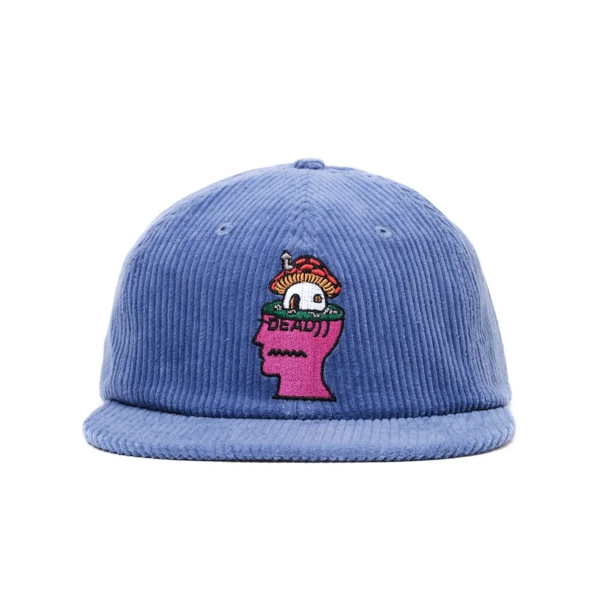 Brain Dead Mushroom Head Cord 6-Panel Hat