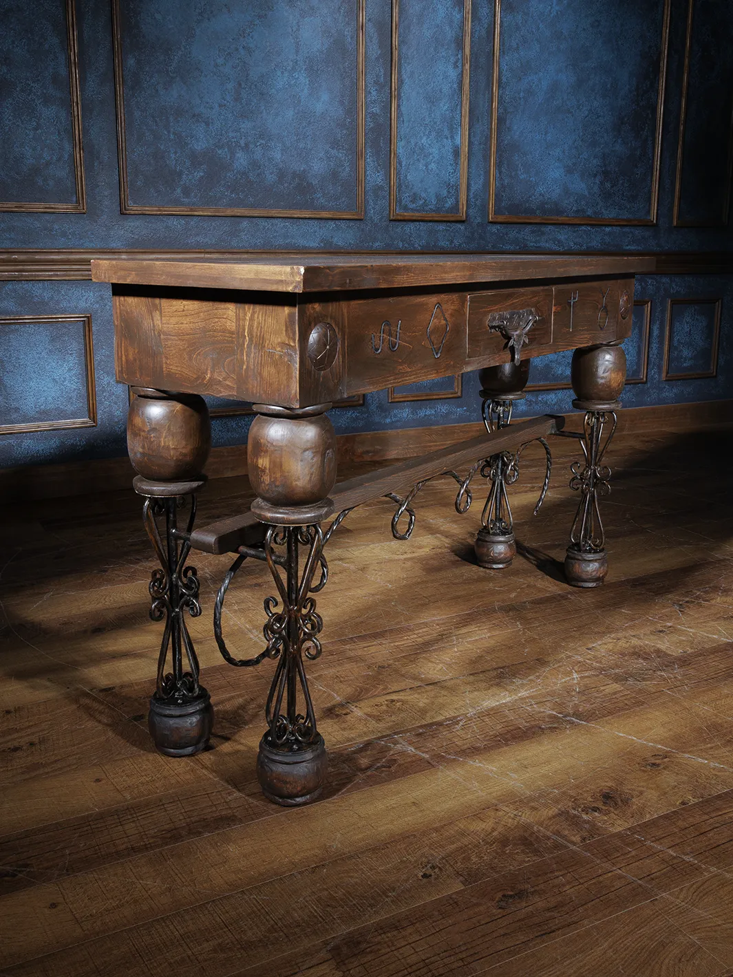 Branded Iron Western Console