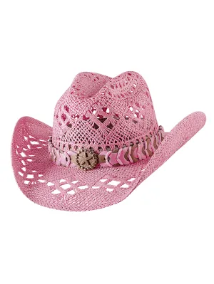 Bullhide NAUGHTY GIRL 2649P Western Straw Hat Pink