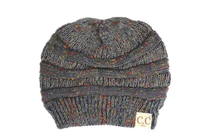 C.C. Flecked Ponytail Beanie