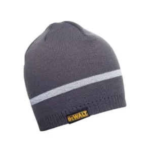 DeWalt Workwear Beanie Hat with Reflective Stripe