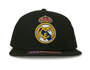 Fan Ink Real Madrid Snapback Hat Black/Gold