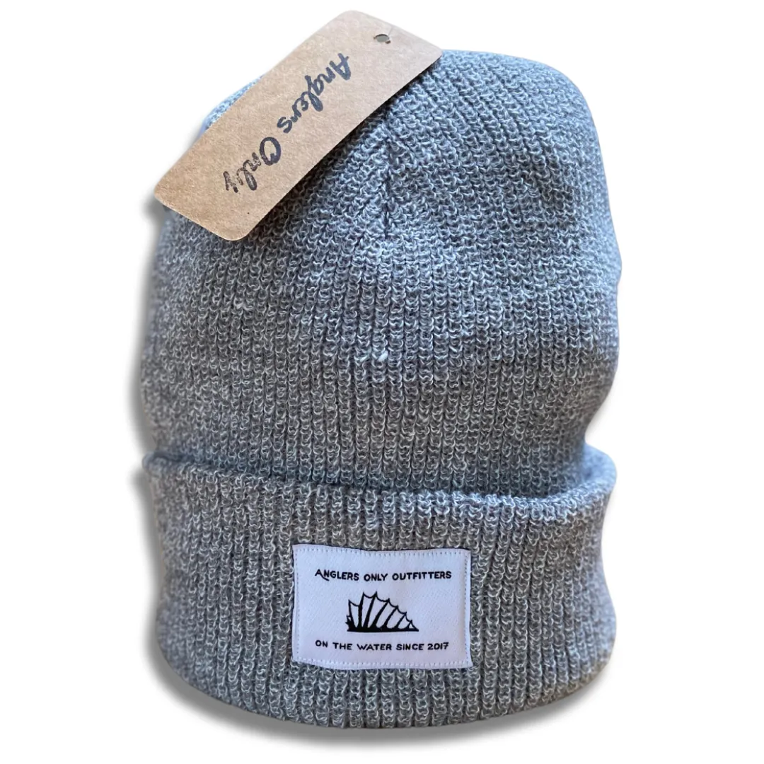 'Fin Up' Beanie - Heather Grey