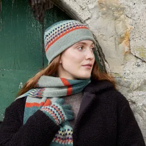 Ladies Patterned Beanie Hat | Corra | Lomond