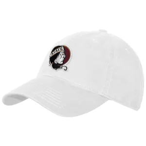 Legacy Vault Lady Seminole Head Adjustable Relaxed Twill Hat - White