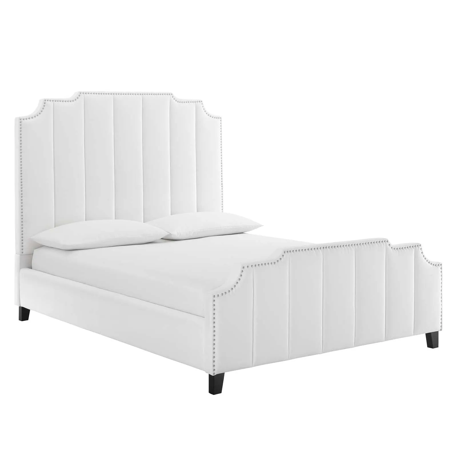 Lucille Performance Velvet Platform Bed