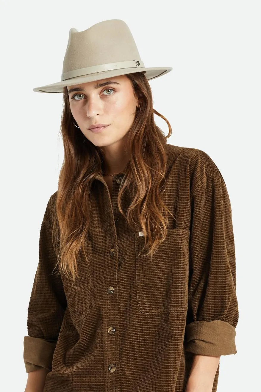 Messer Fedora (Unisex) - Light Fawn