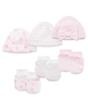 Petals Hat & Mitt Set