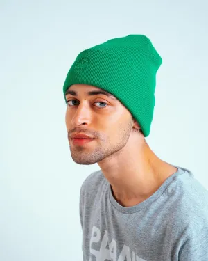 Plant Faced Beanie - Gourmet Green