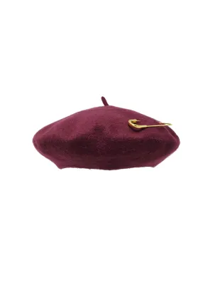 Sofia beret burgundy