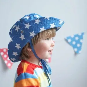 Star Print Cowboy Style Sun Hat