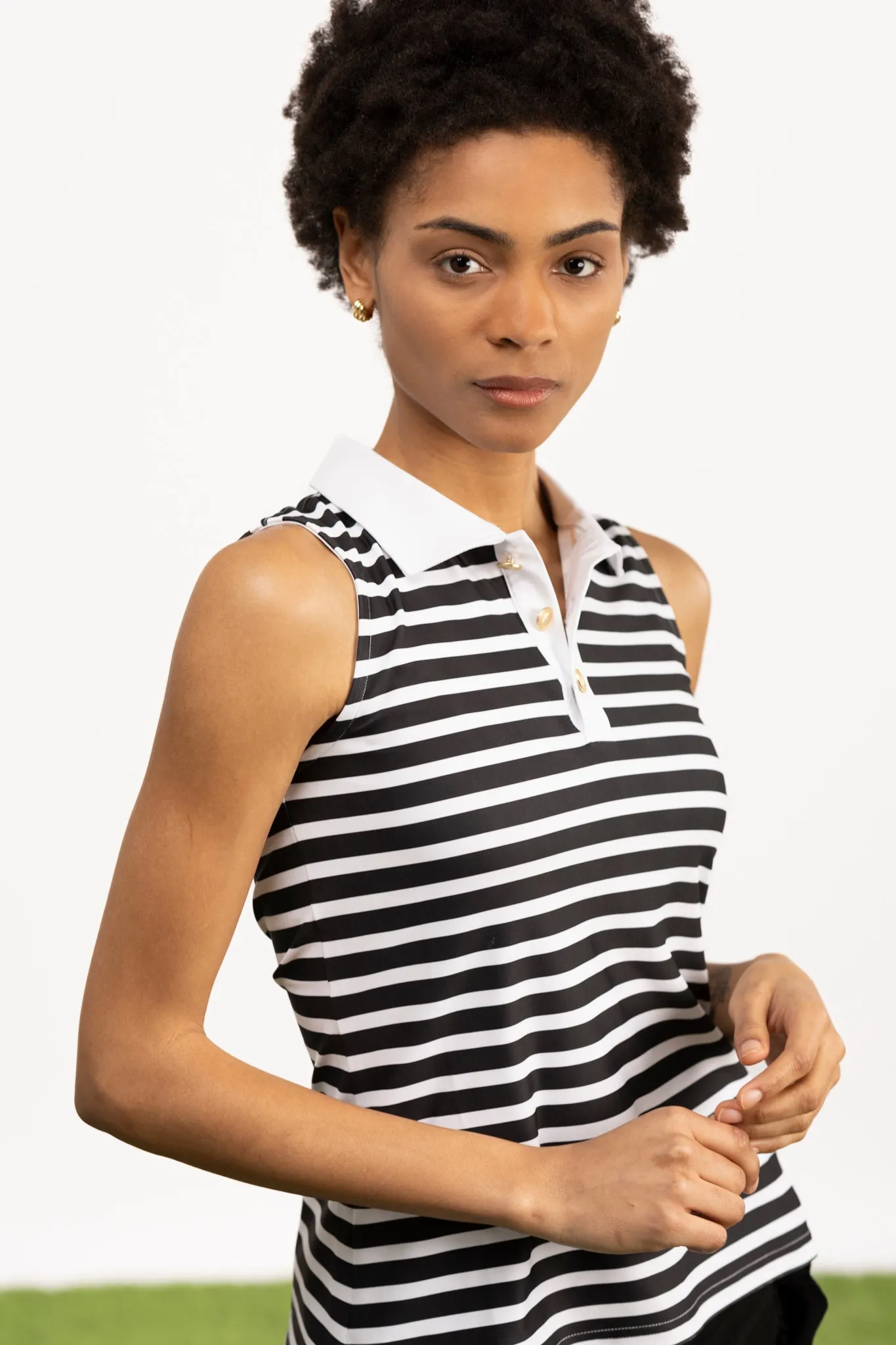 The Alice Polo - Beret Stripe