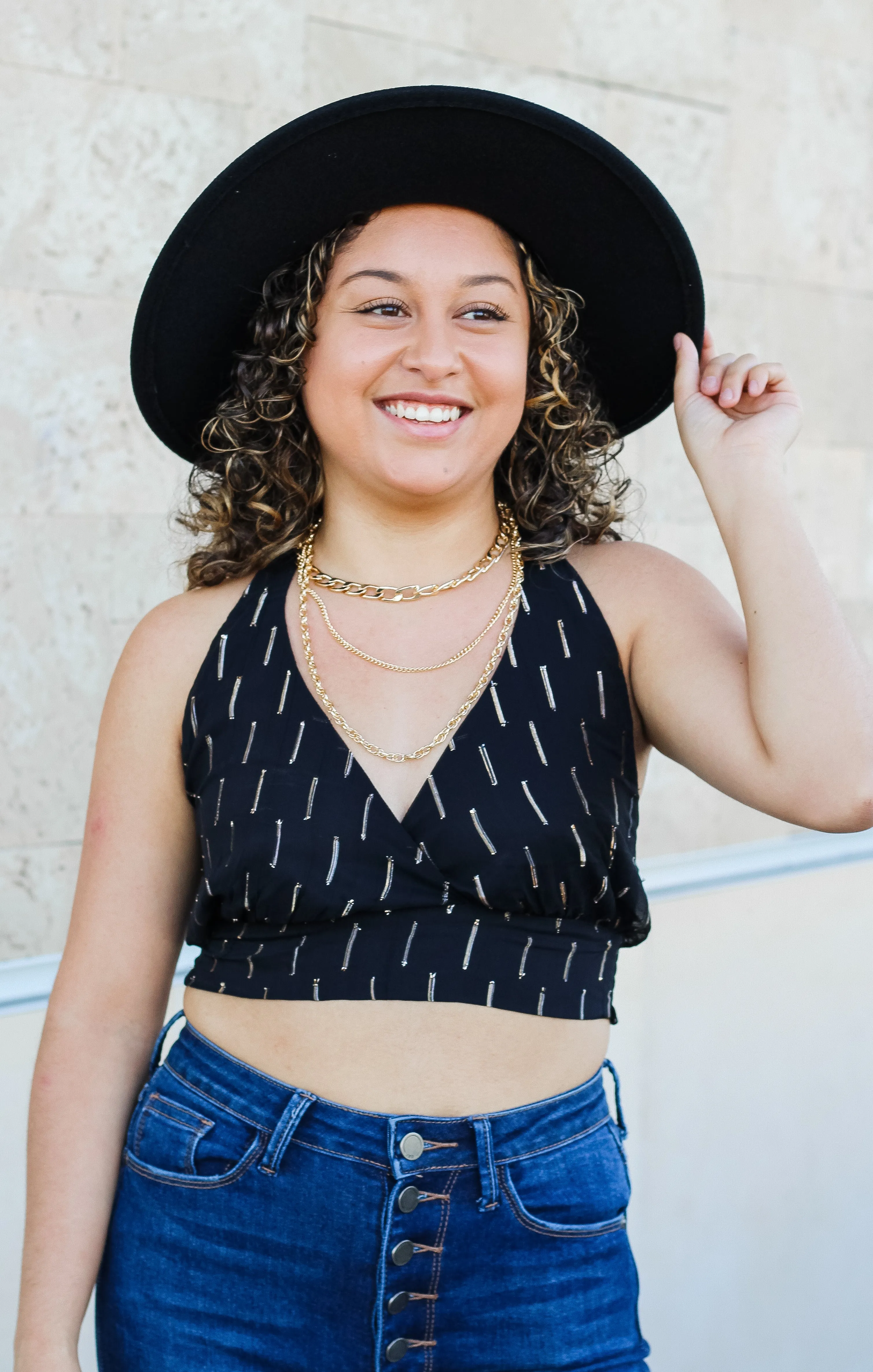 The Classic Wide Brim Hat (Black)