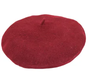 Wool Beret ~ Burgundy