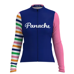 W's Pro THERMAL Long Sleeve Jersey - STRIPES